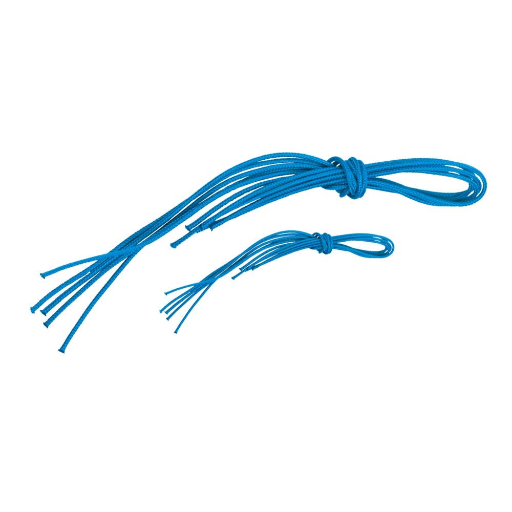 Optimist sail ties for mast & boom.