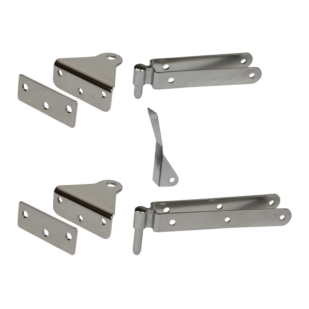 Stainless steel rudder fittings for the Optimist