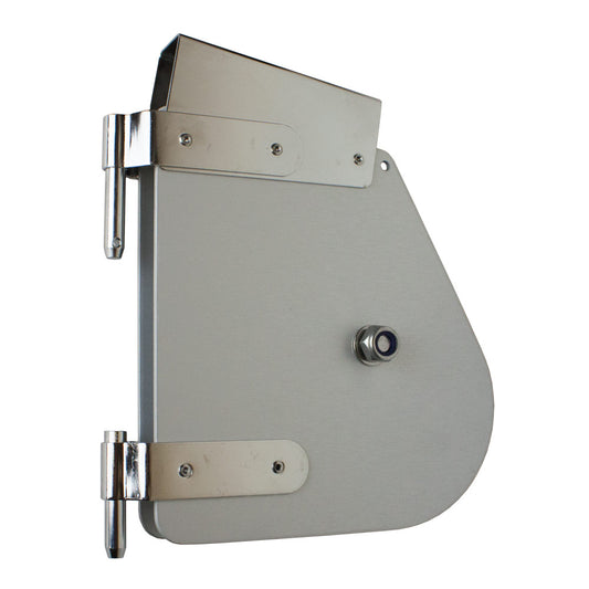 Laser rudder stock complete with pintles.