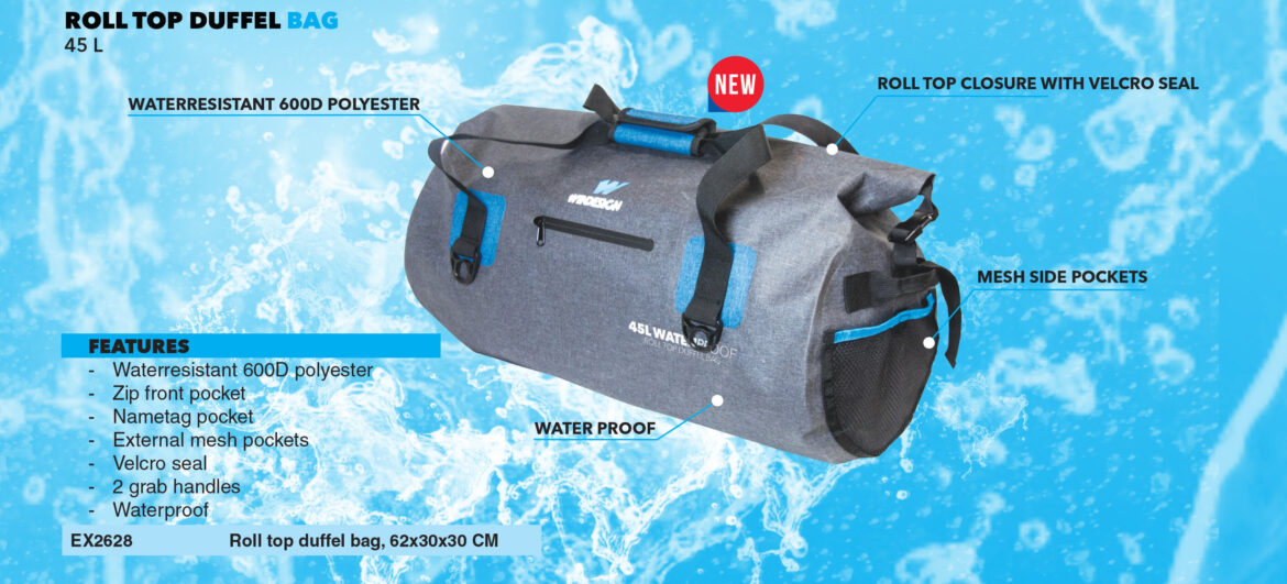 Bag - Duffel Roll Top 45L - Optiparts