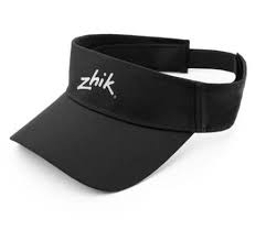 Zhik lightweight stretch visor with hat clip.