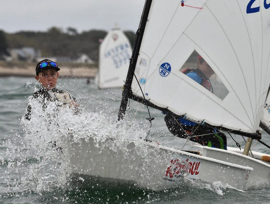 North Optimist race sail.