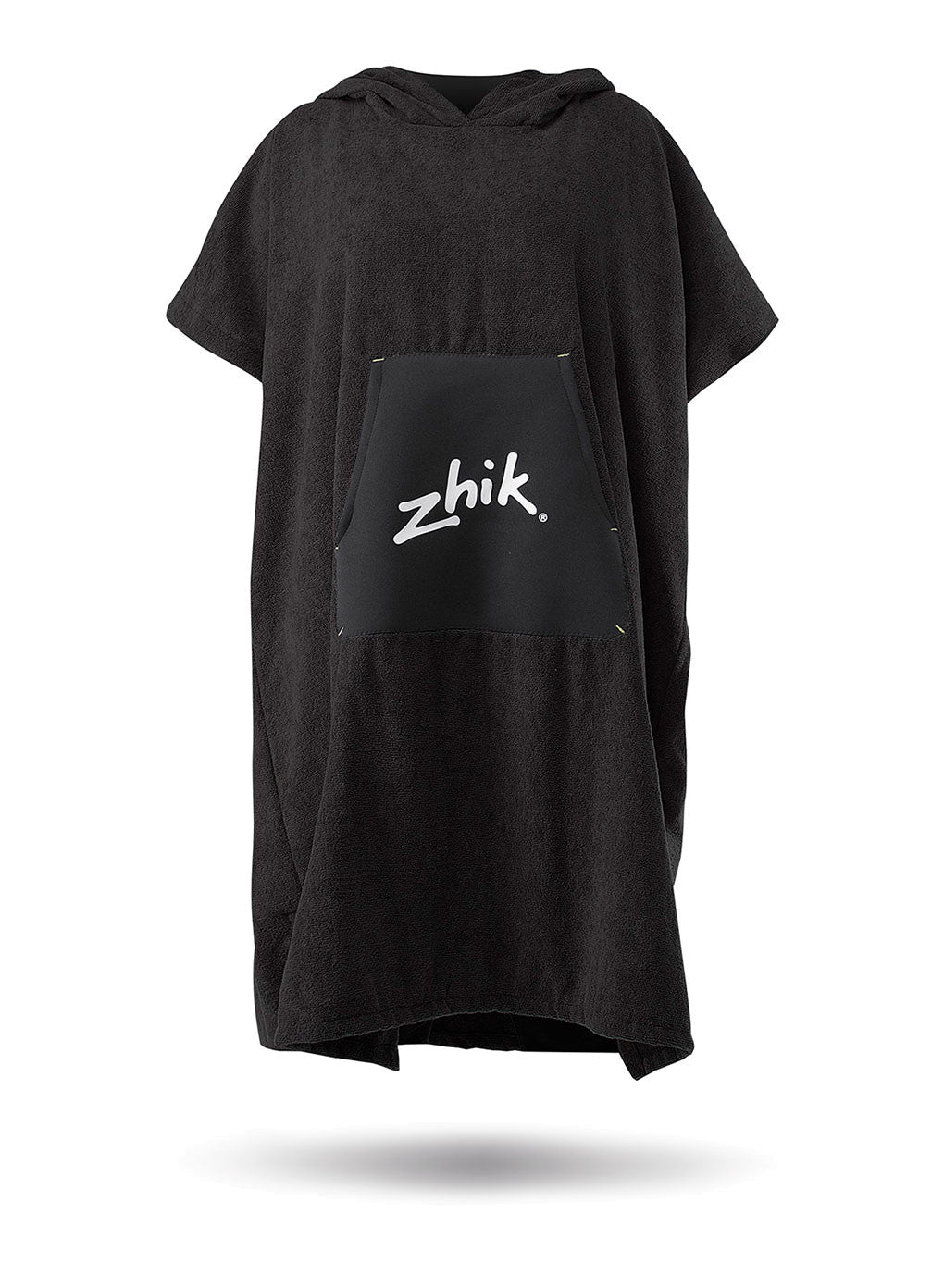 Zhik  black hooded changing towel.