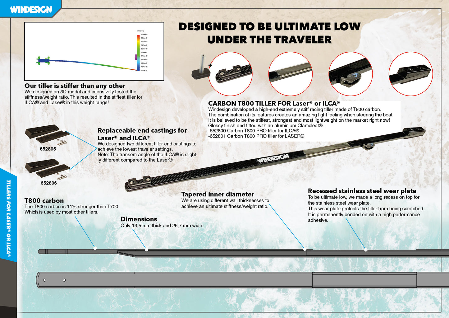 Laser Tiller - carbon