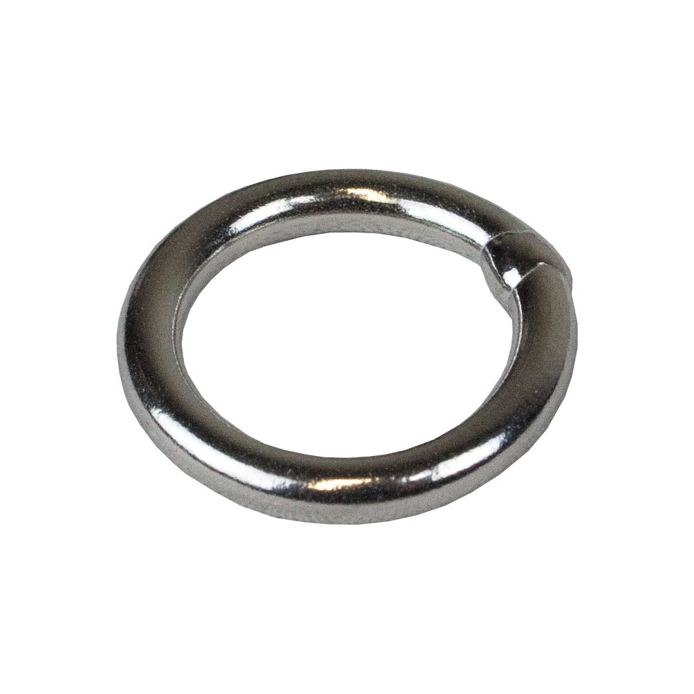 Stainless steel ring for Optimist boom bridle.