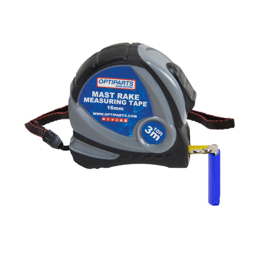 Optimist mast rake measuring tape