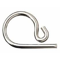 Stainless steel R pin.