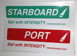 Label Sticker Port Hull - Starboard & Port sticker – Sail One NZ Limited